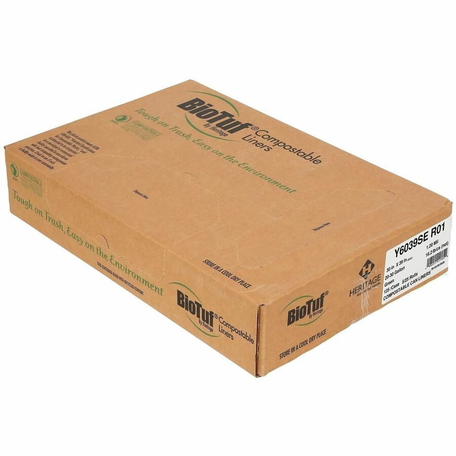 Heritage BioTuf Compostable Can Liners