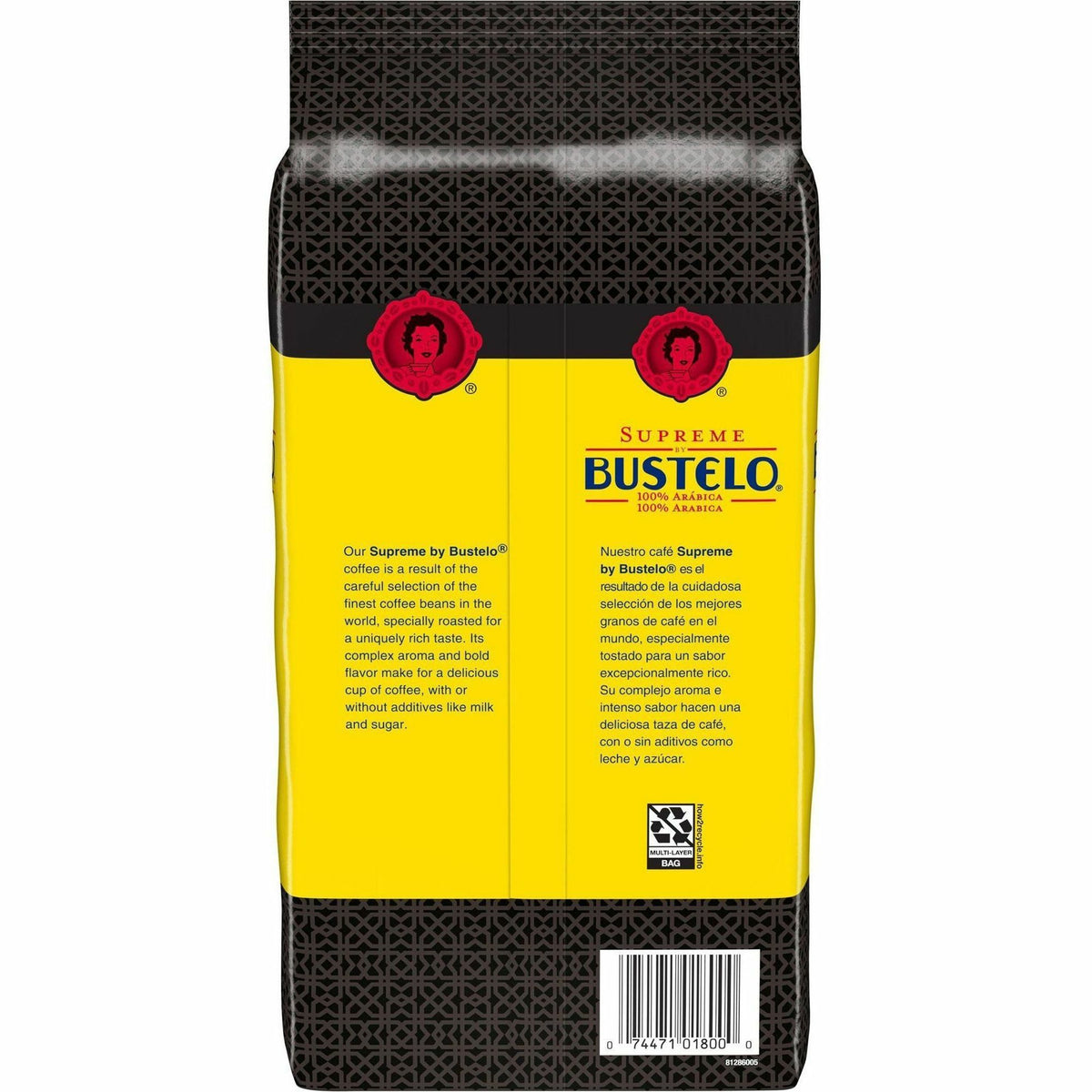 Supreme by Bustelo Whole Bean Espresso WB Coffee