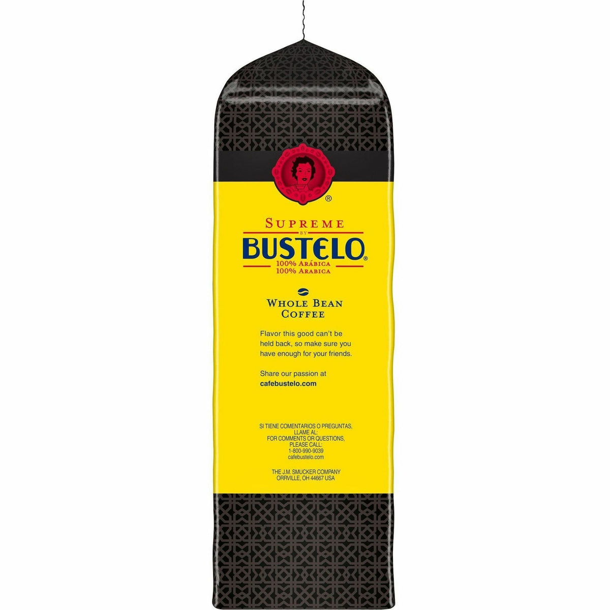 Supreme by Bustelo Whole Bean Espresso WB Coffee