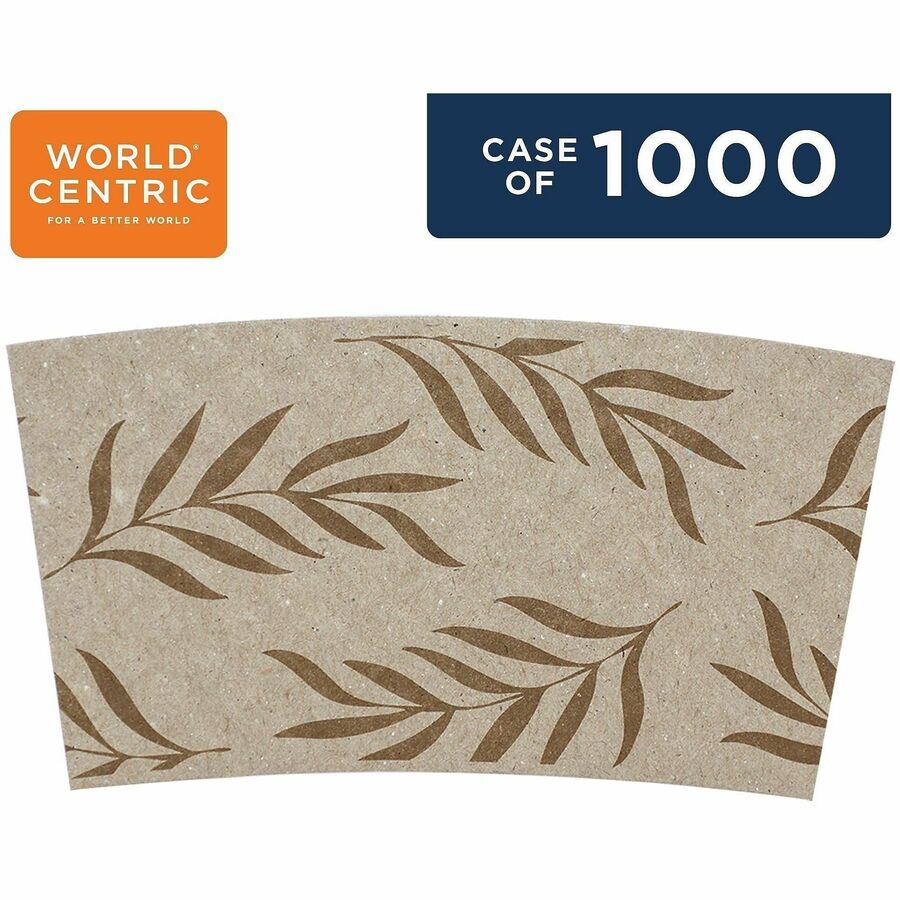 World Centric Compostble Paper Drink Sleeves