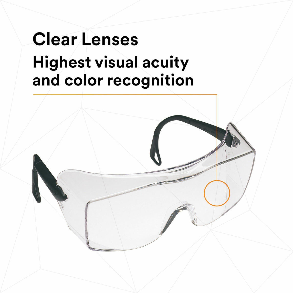 3M OX Protective Eyewear - Clear Lens
