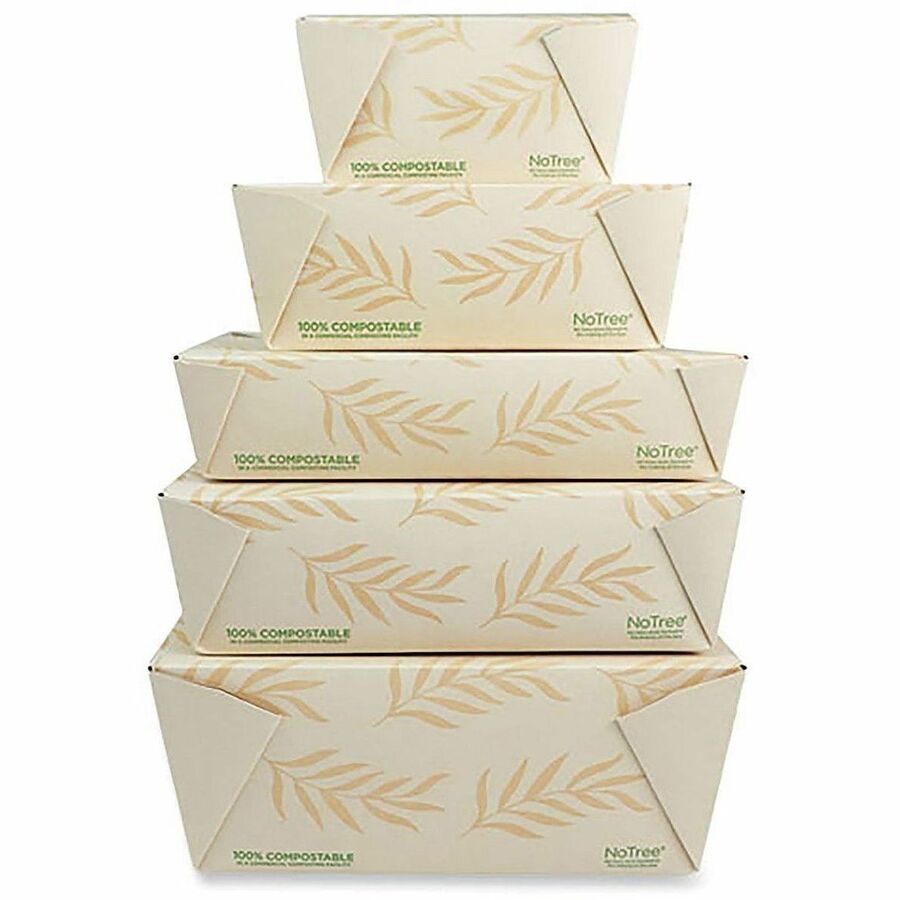 No Tree Compostable Paper Folded Containers
