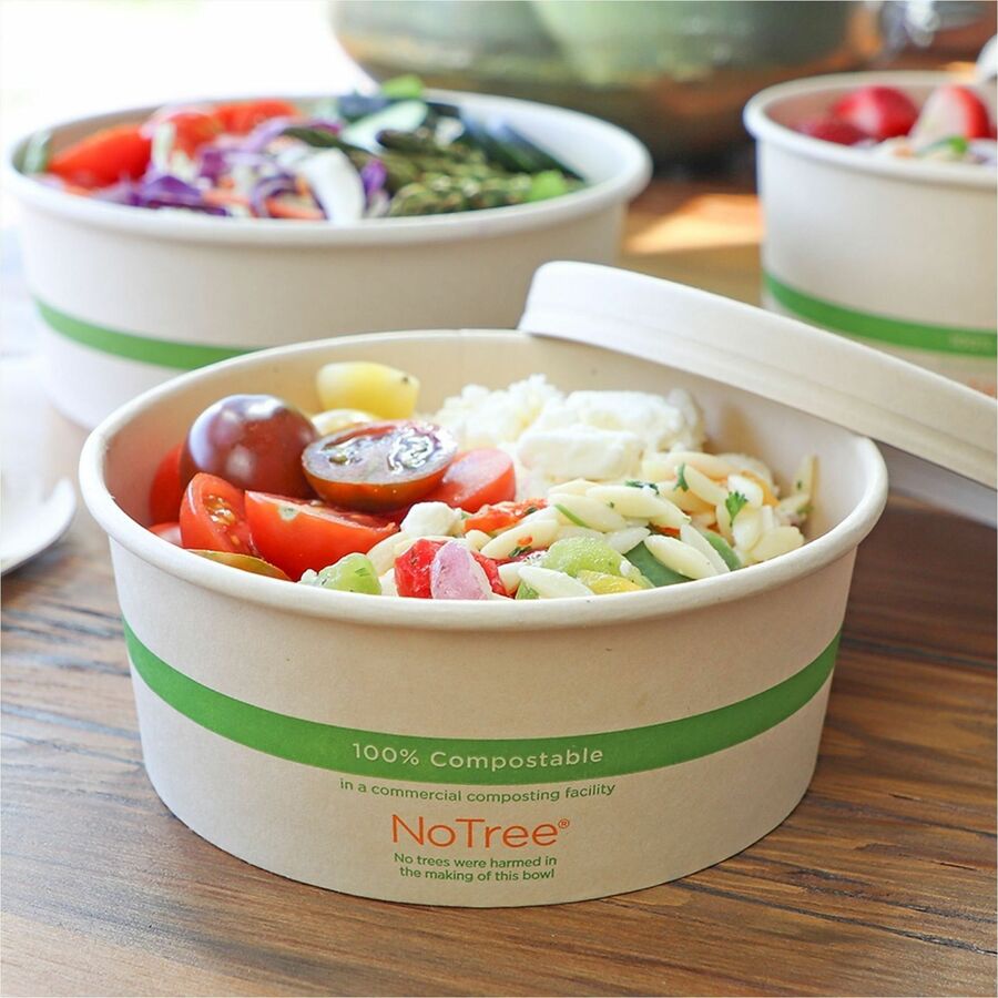 World Centric NoTree Compostable Wide Paper Bowls