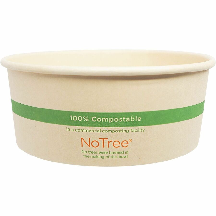 World Centric NoTree Compostable Wide Paper Bowls