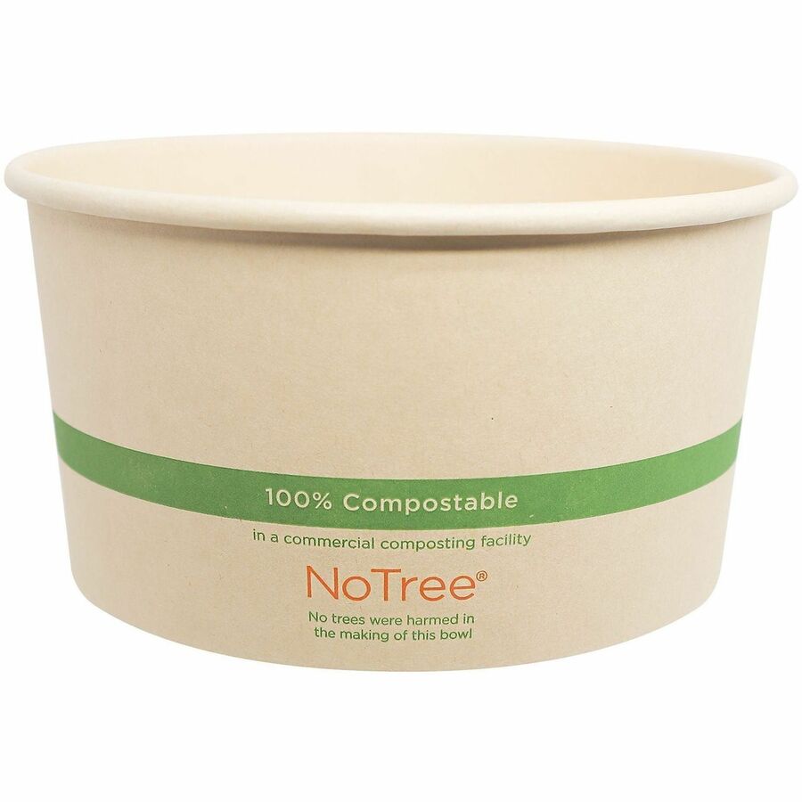 World Centric NoTree Compostable Wide Paper Bowls