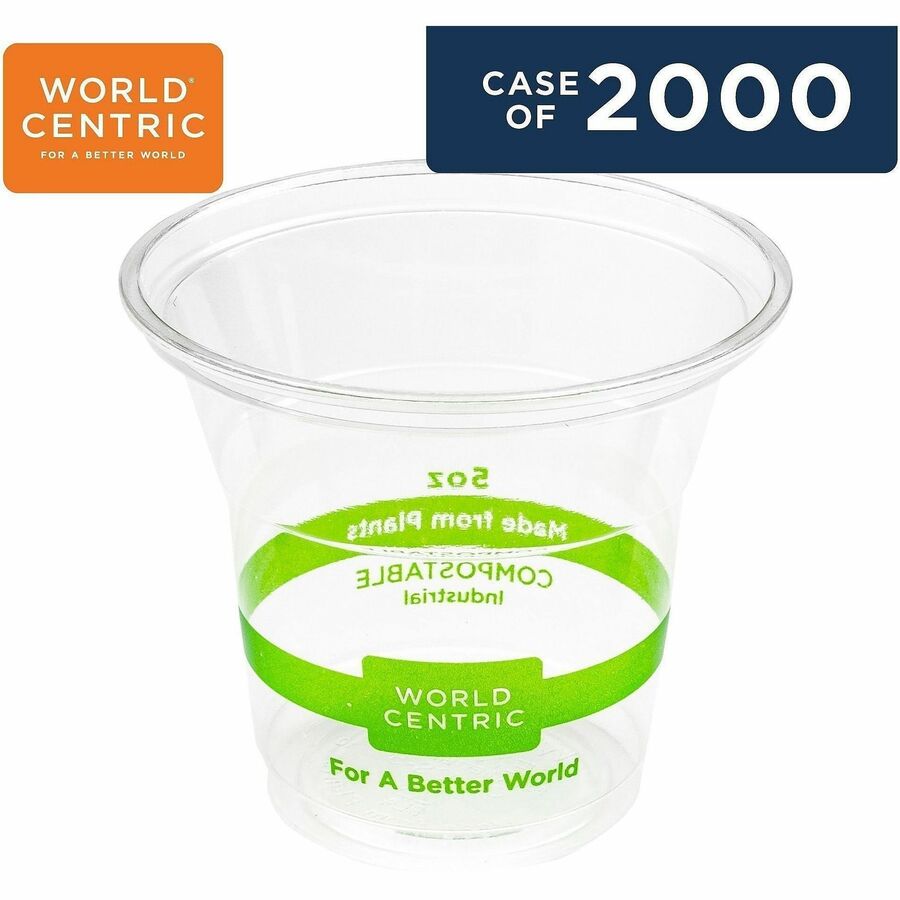 World Centric Compostable Clear Cold Cups