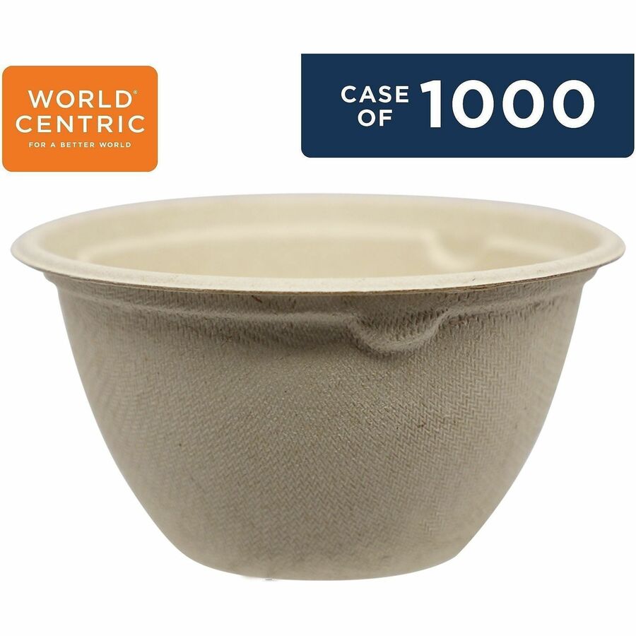 World Centric Compostable Fiber Bowls