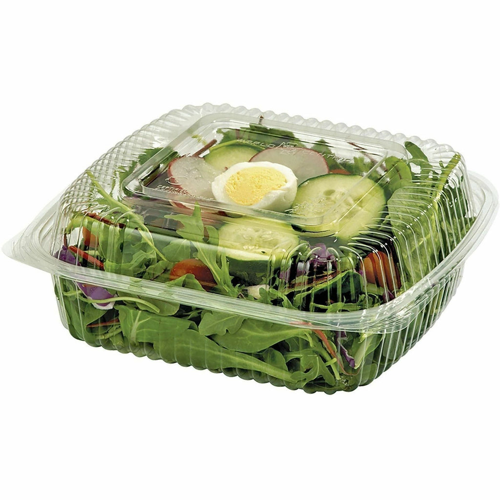 World Centric Compostable Clear Hinged Container