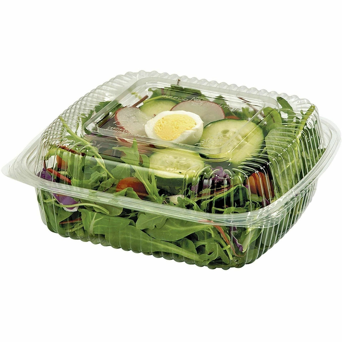 World Centric Compostable Clear Hinged Container