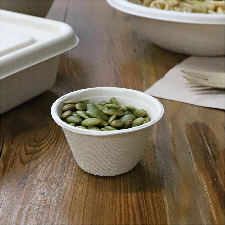 World Centric Compostable Fiber Souffle Cups