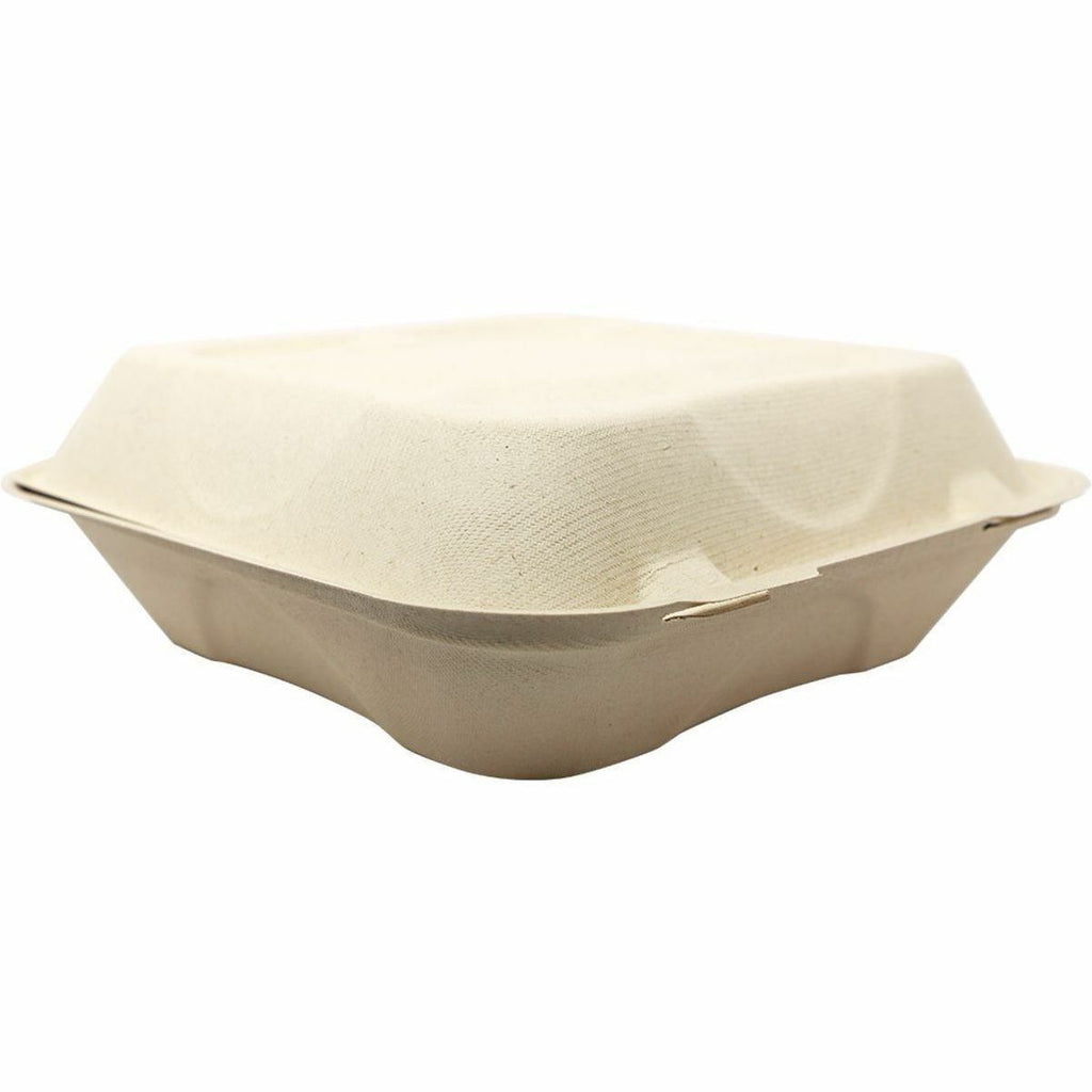 World Centric Compostable Fiber Hinged Containers