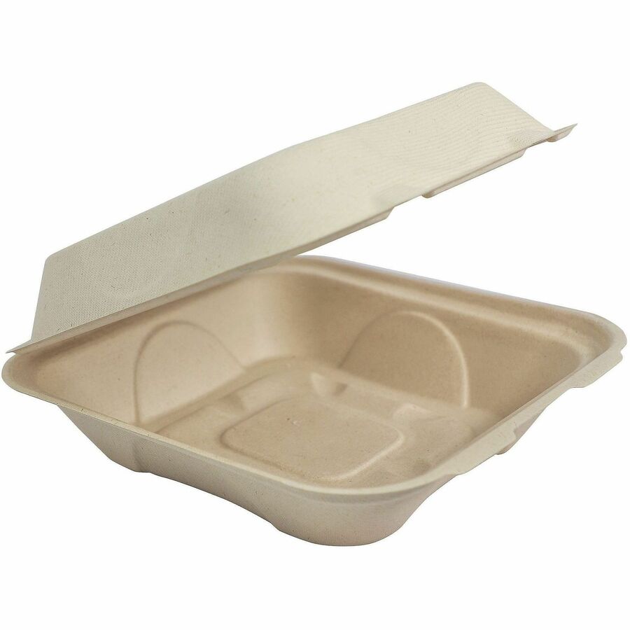 World Centric Compostable Fiber Hinged Containers