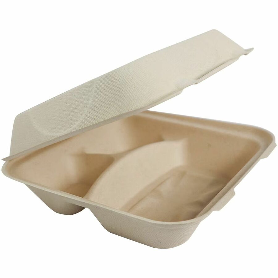World Centric Compostable Fiber Hinged Containers