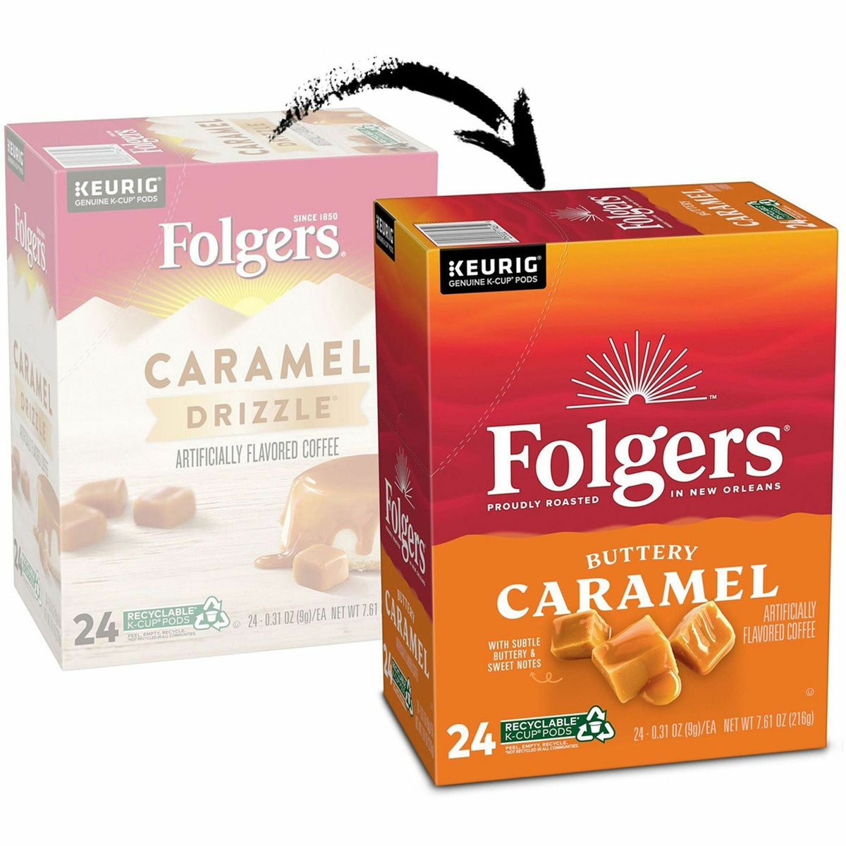 Folgers® K-Cup Buttery Caramel Coffee