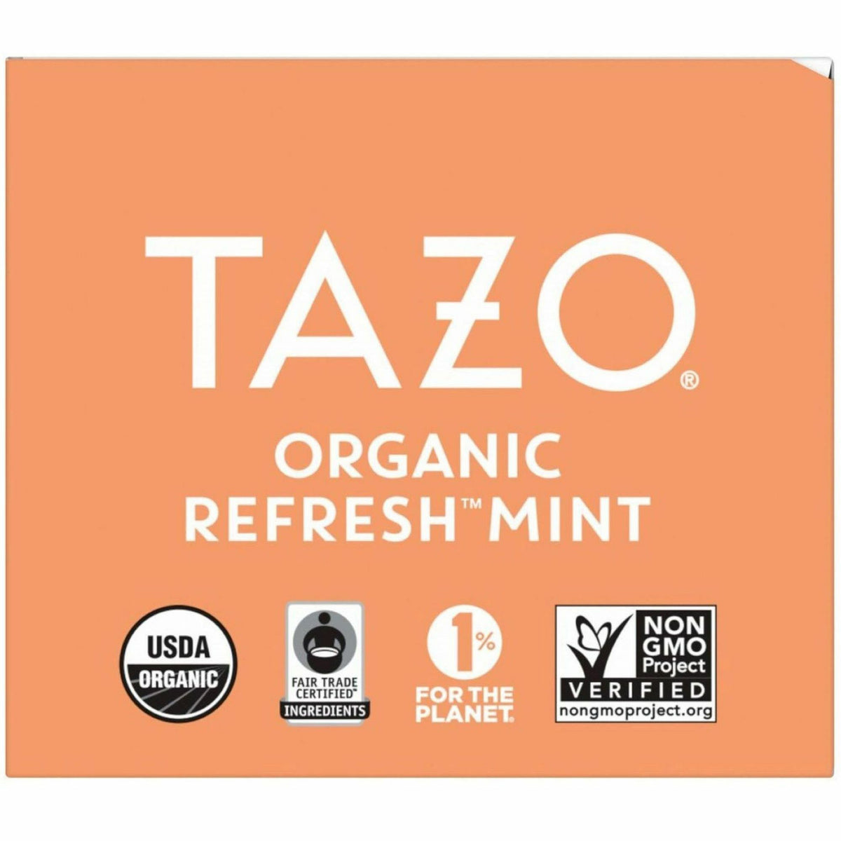 Tazo Regenerative Organic Refresh Mint Herbal Tea Bag