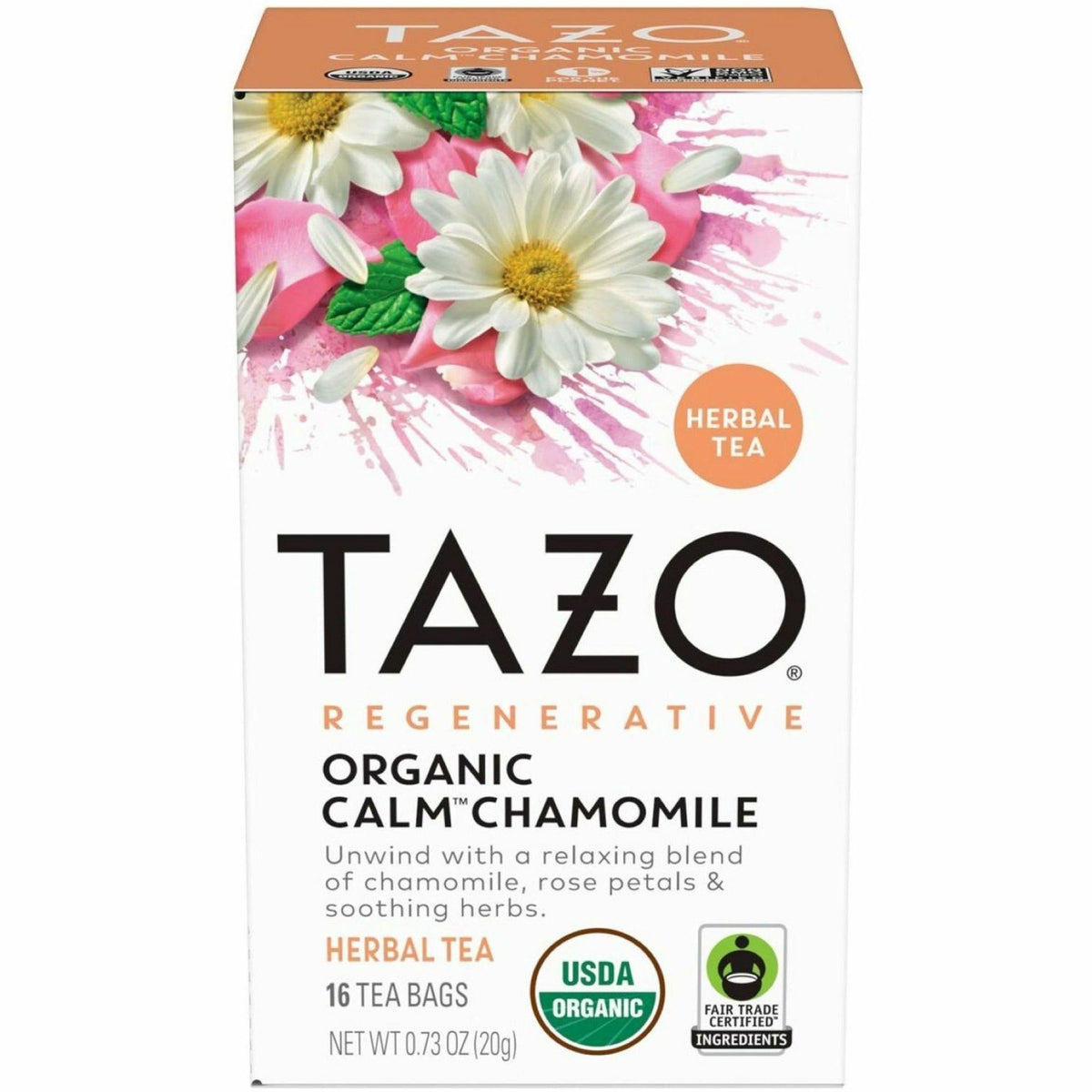 Tazo Regenerative Organic Calm Chamomile