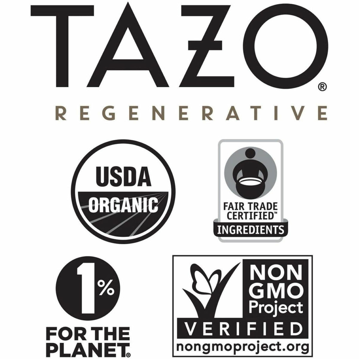 Tazo Regenerative Organic Earl Grey Black Tea Bag