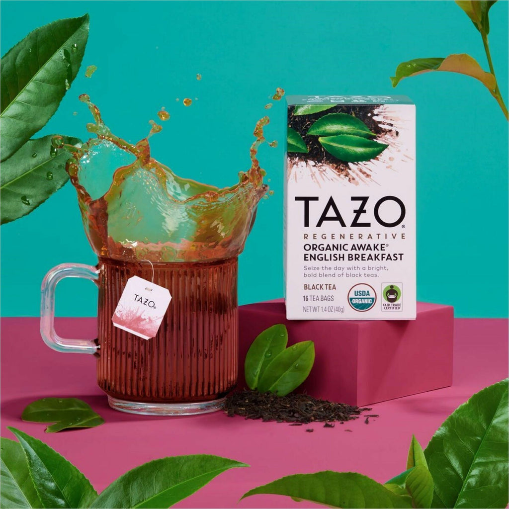 Tazo Regenerative Organic Awake English Breakfast Black Tea Bag