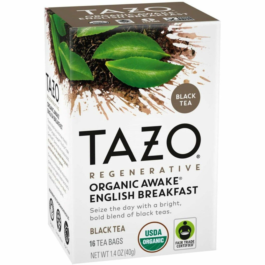 Tazo Regenerative Organic Awake English Breakfast Black Tea Bag