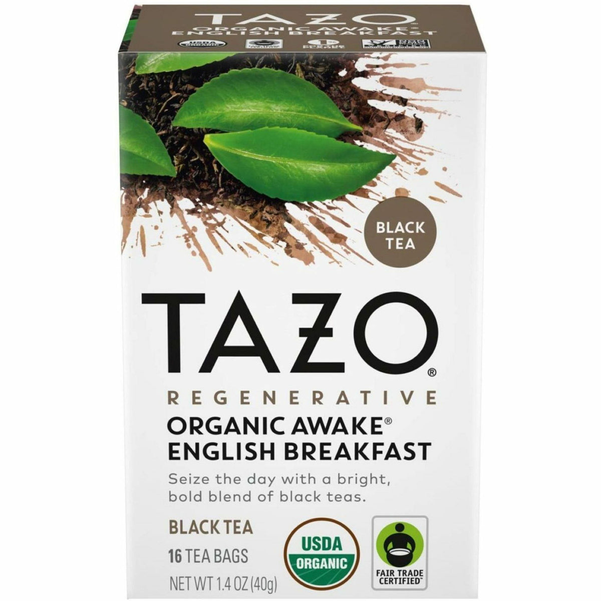 Tazo Regenerative Organic Awake English Breakfast Black Tea Bag