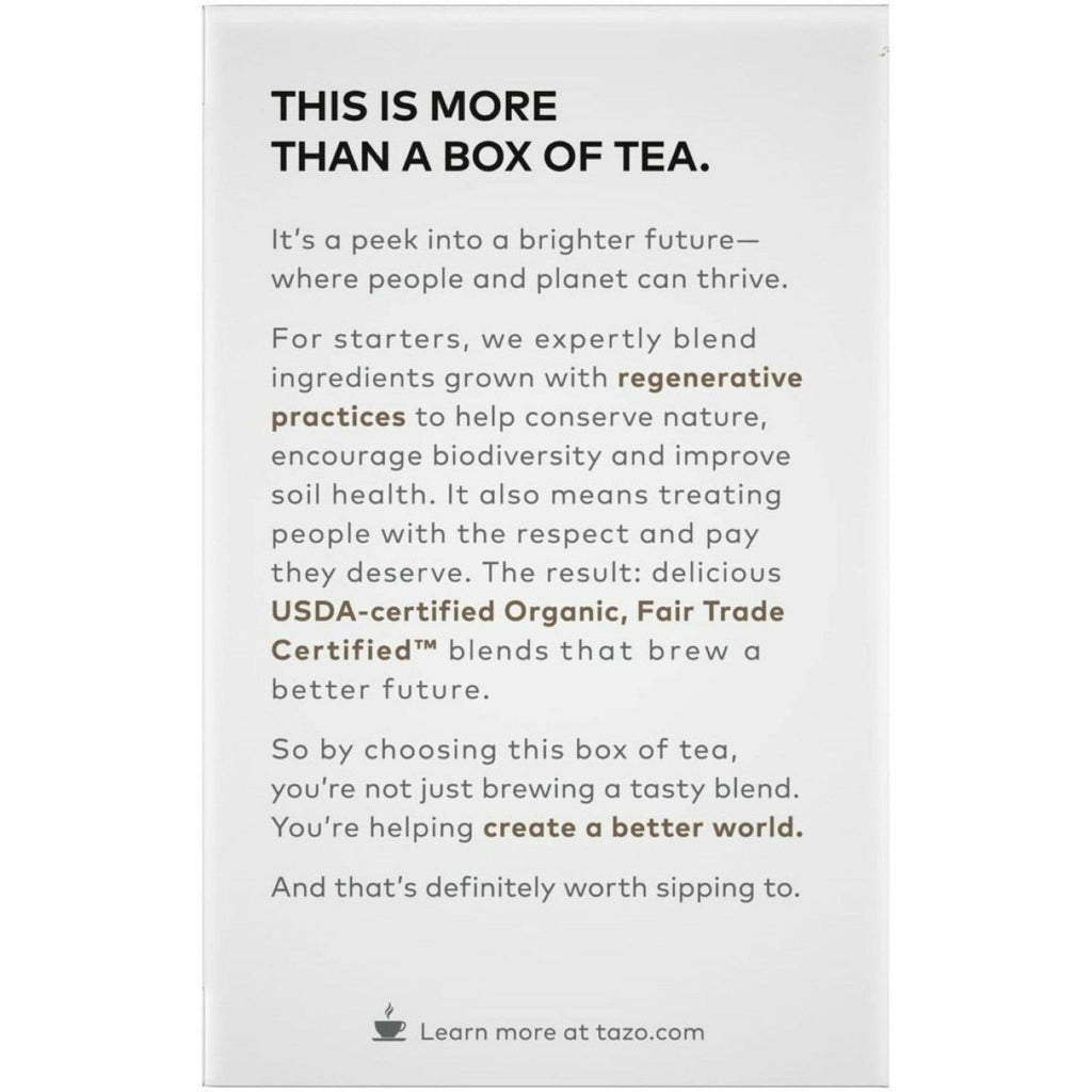 Tazo Regenerative Organic Awake English Breakfast Black Tea Bag
