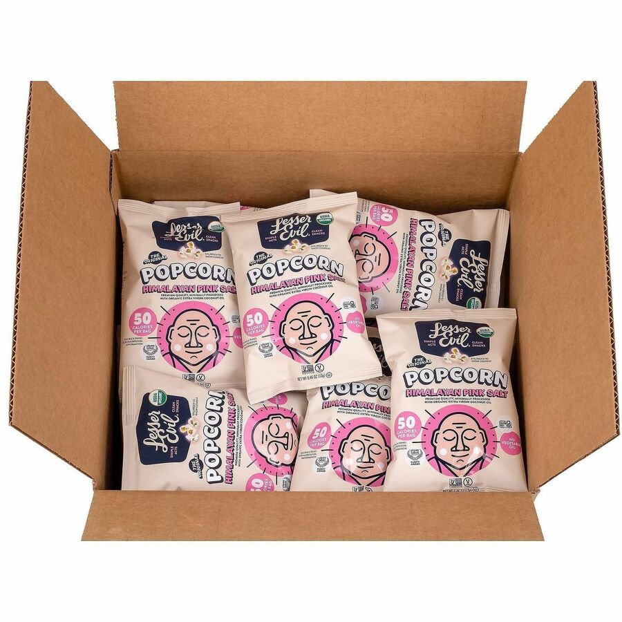 LesserEvil Himalayan Pink Salt Popcorn