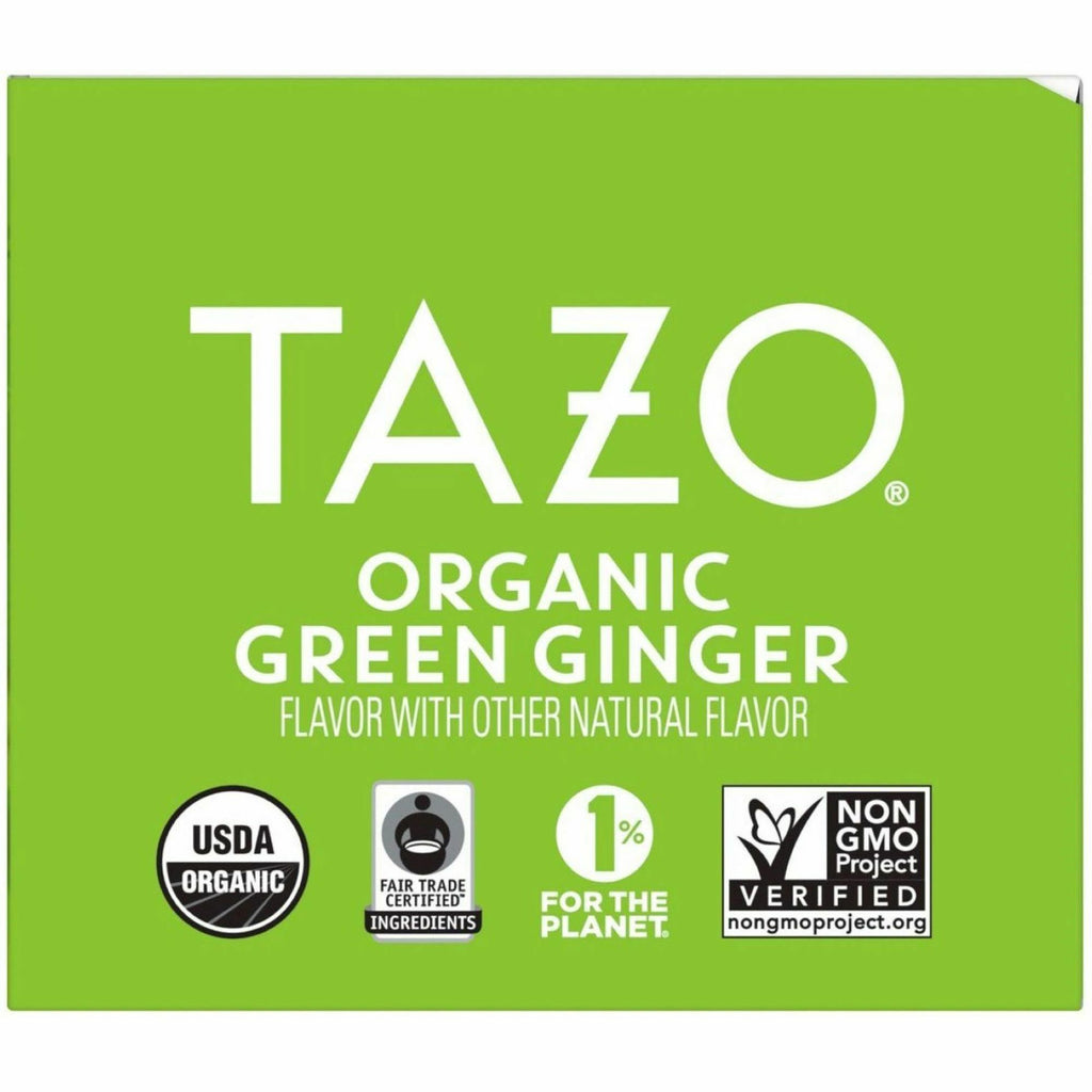 Tazo Regenerative Organic Green Ginger Green Tea Bag