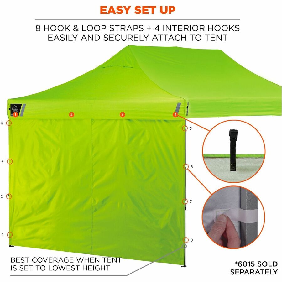 Ergodyne 6091 10' Pop-Up Tent Sidewall