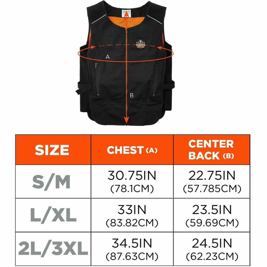 Ergodyne Chill-Its 6255 Lightweight Cooling Vest