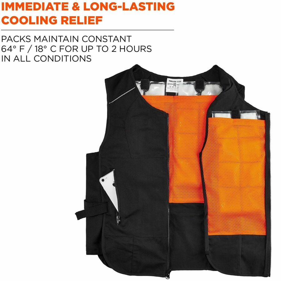 Ergodyne Chill-Its 6260 Cooling Packs Vest Kit