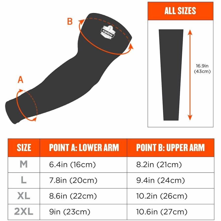 Ergodyne 6690 Cooling Arm Sleeves