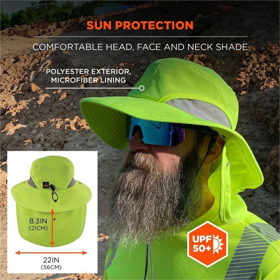 Ergodyne 8934 Ranger Hat with Neck Shade
