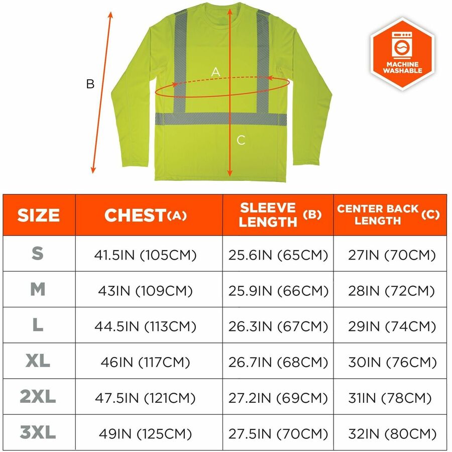 Ergodyne 6688 Cooling Hi-Vis Sun Shirts