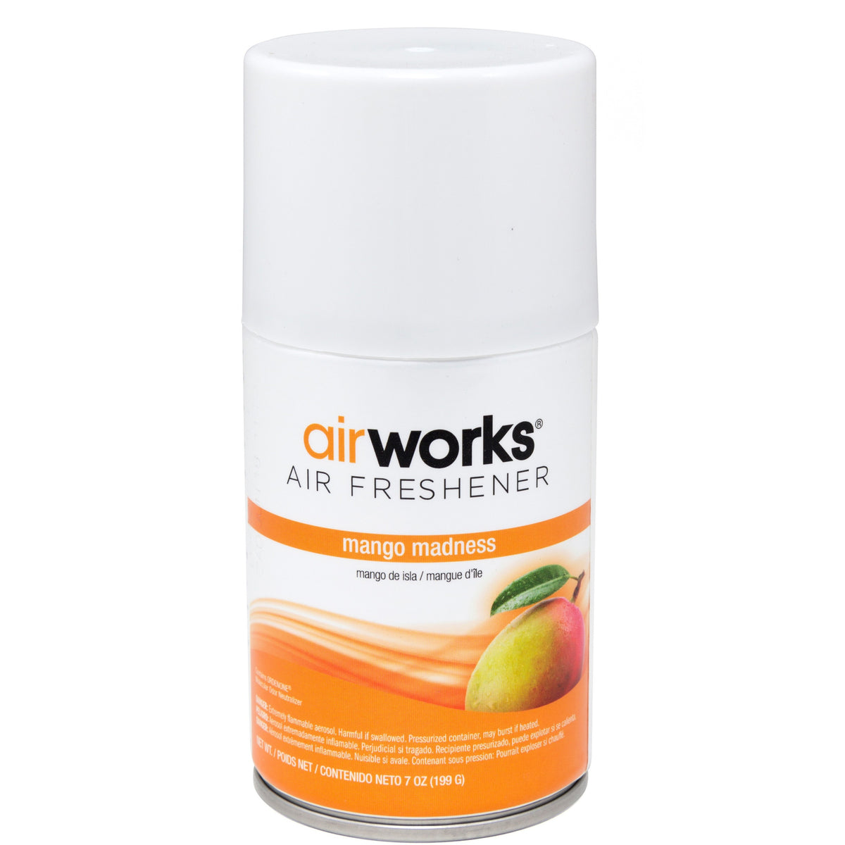 AirWorks Metered Aerosol Air Freshener, 12/cs - Mango Madness