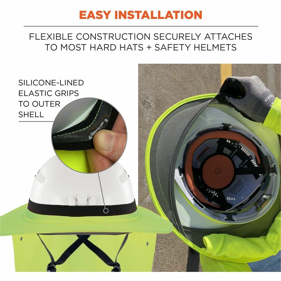 Ergodyne 6661 Universal Hard Hat Brims