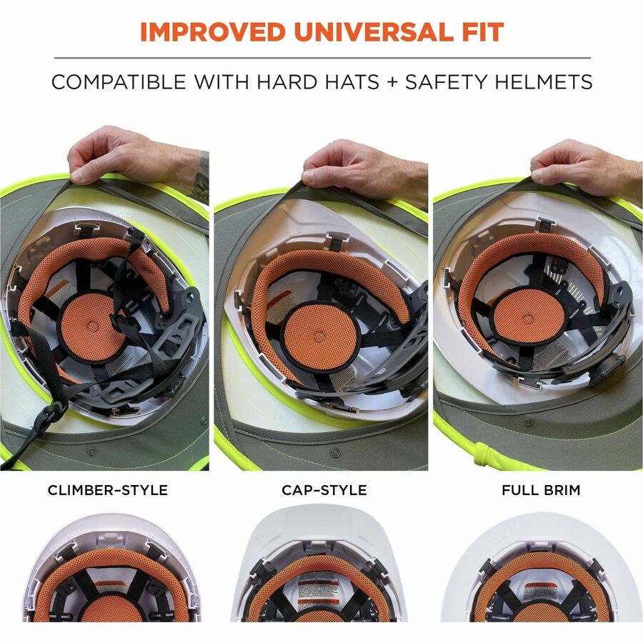 Ergodyne 6661 Universal Hard Hat Brims