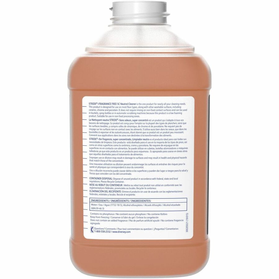 Diversey Stride Fragrance Free Neutral Cleaner