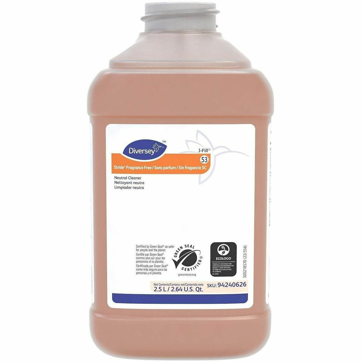 Diversey Stride Fragrance Free Neutral Cleaner
