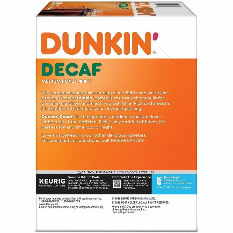 Dunkin'® K-Cup Decaf Coffee