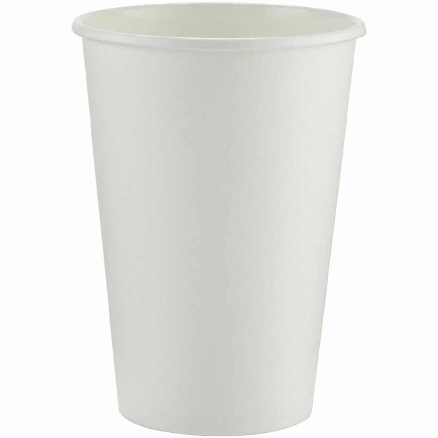 Dixie 16 Ounce Paper Hot Cups, White, 20 / Cartons / 50 Count Per Pack