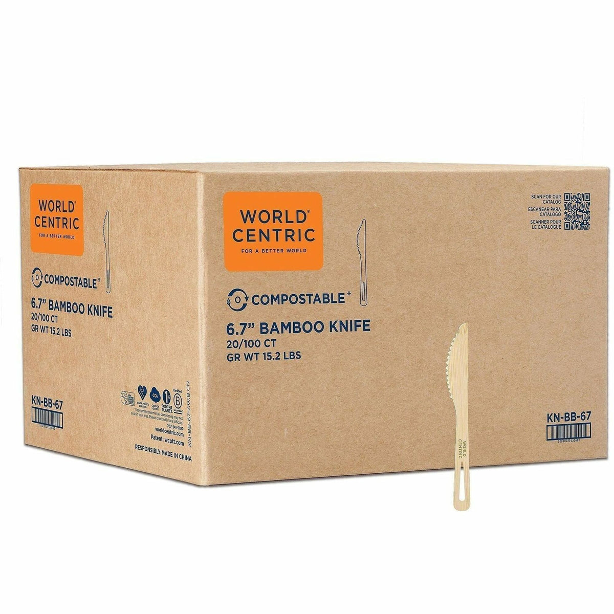 World Centric Compostable Bamboo Cutlery