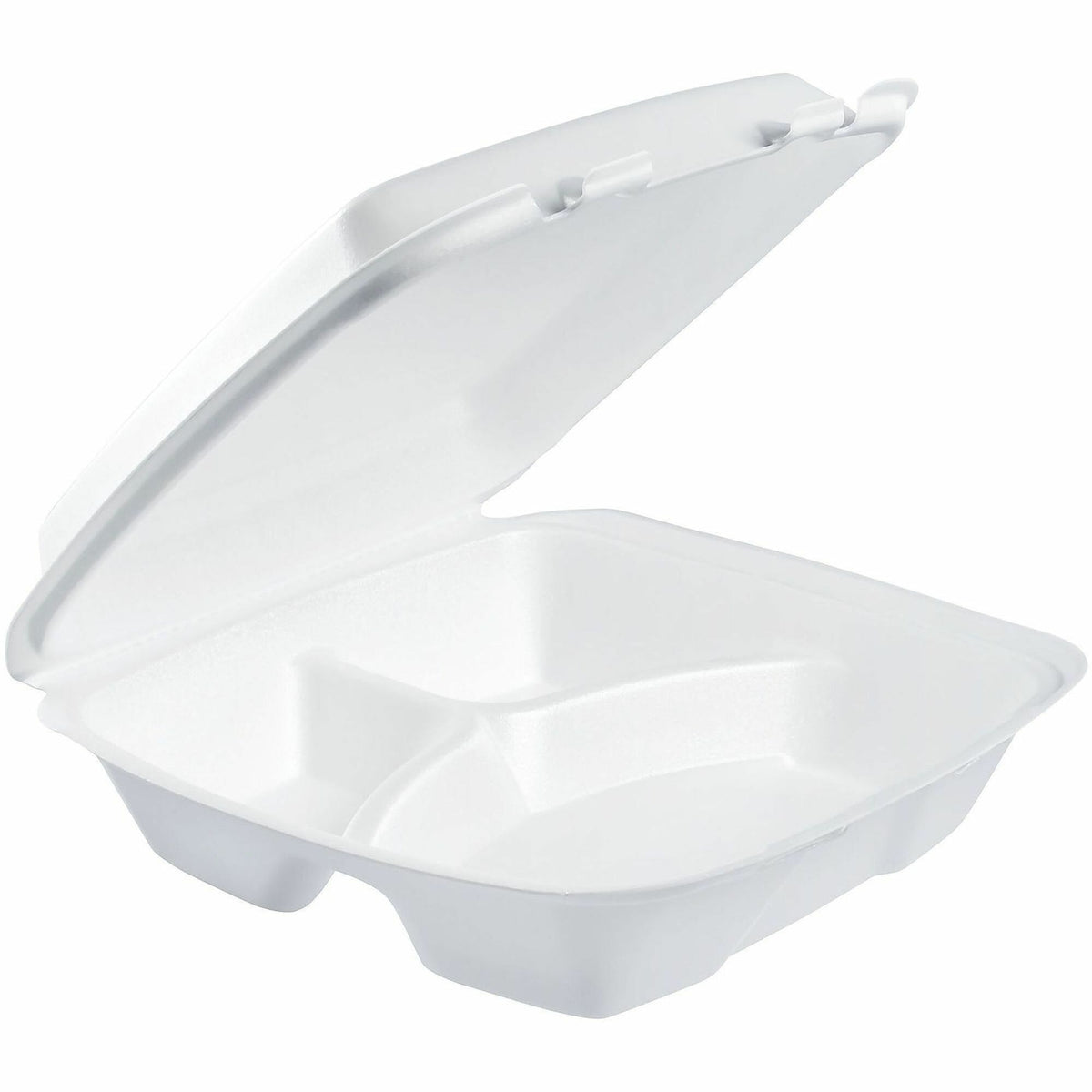 Dart Hinged Foam Takeout Container