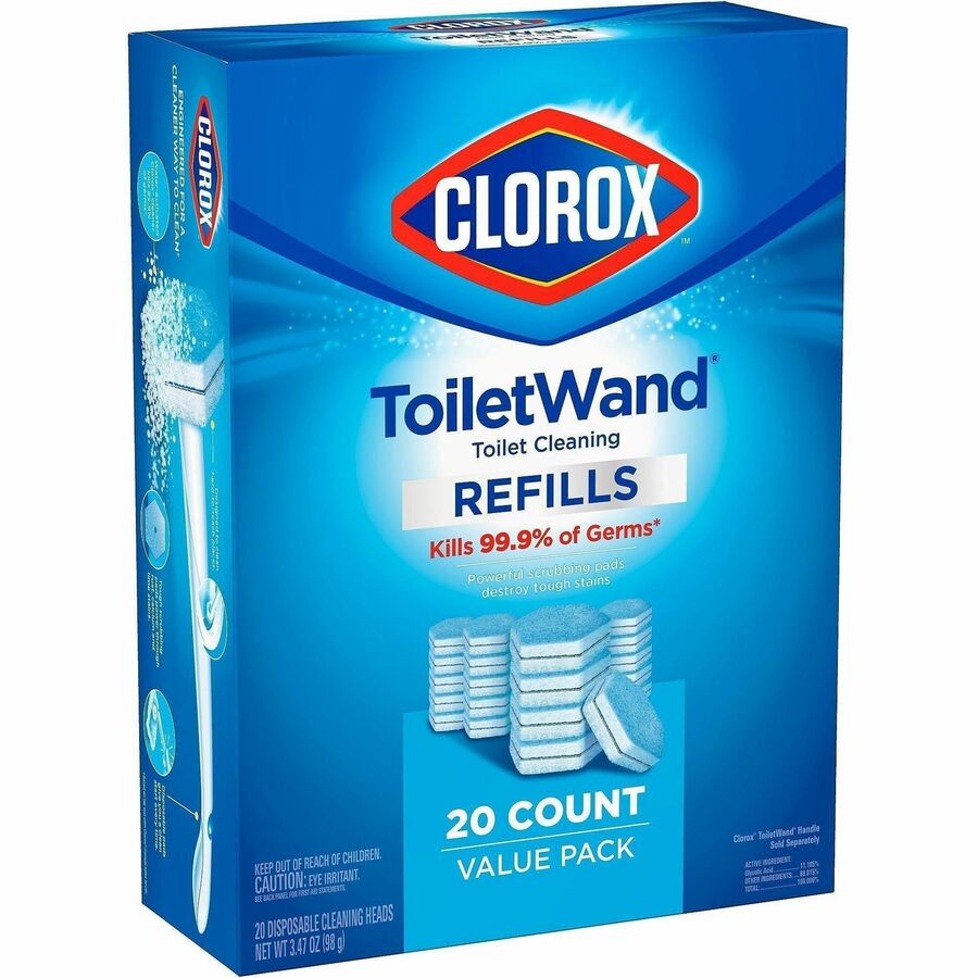 Clorox ToiletWand Toilet Cleaning and Disinfecting Scrubbing Pads Refills
