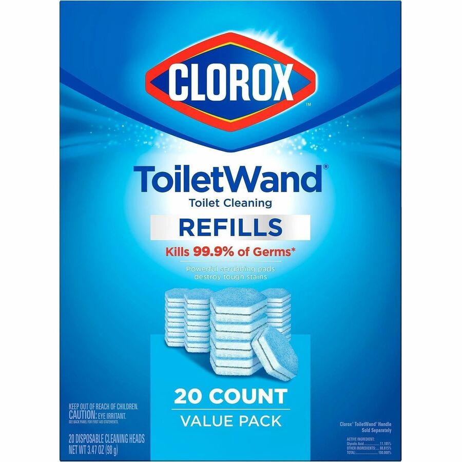 Clorox ToiletWand Toilet Cleaning and Disinfecting Scrubbing Pads Refills