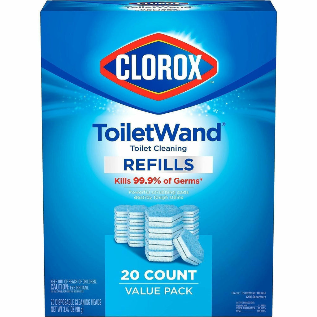 Clorox ToiletWand Toilet Cleaning and Disinfecting Scrubbing Pads Refills