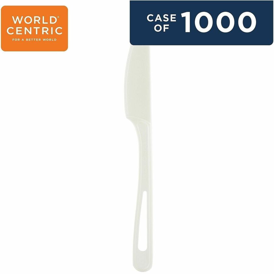 World Centric Compostable White Cutlery