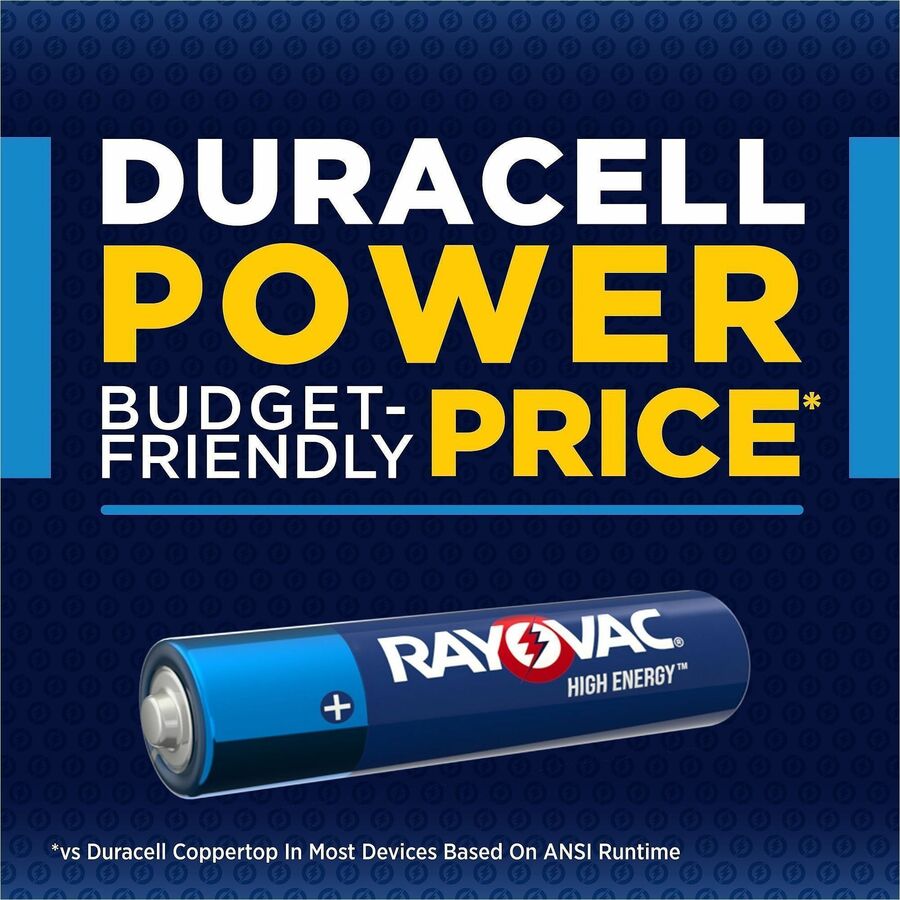 Rayovac High Energy AAA Alkaline Batteries