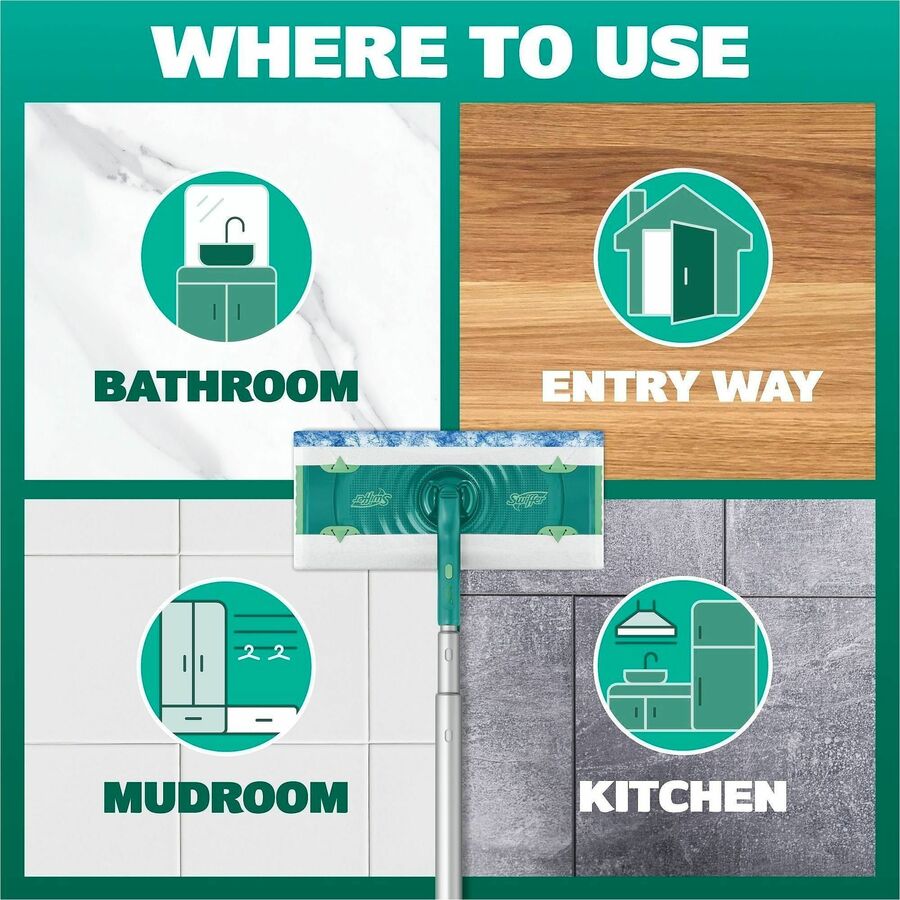 Swiffer Sweeper HvyDty Mop Cloths