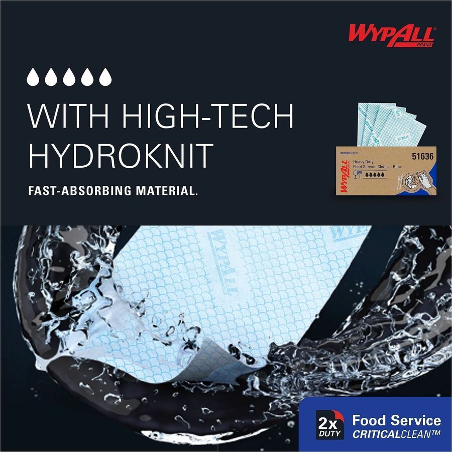 Wypall Critical Clean Foodservice Cloths