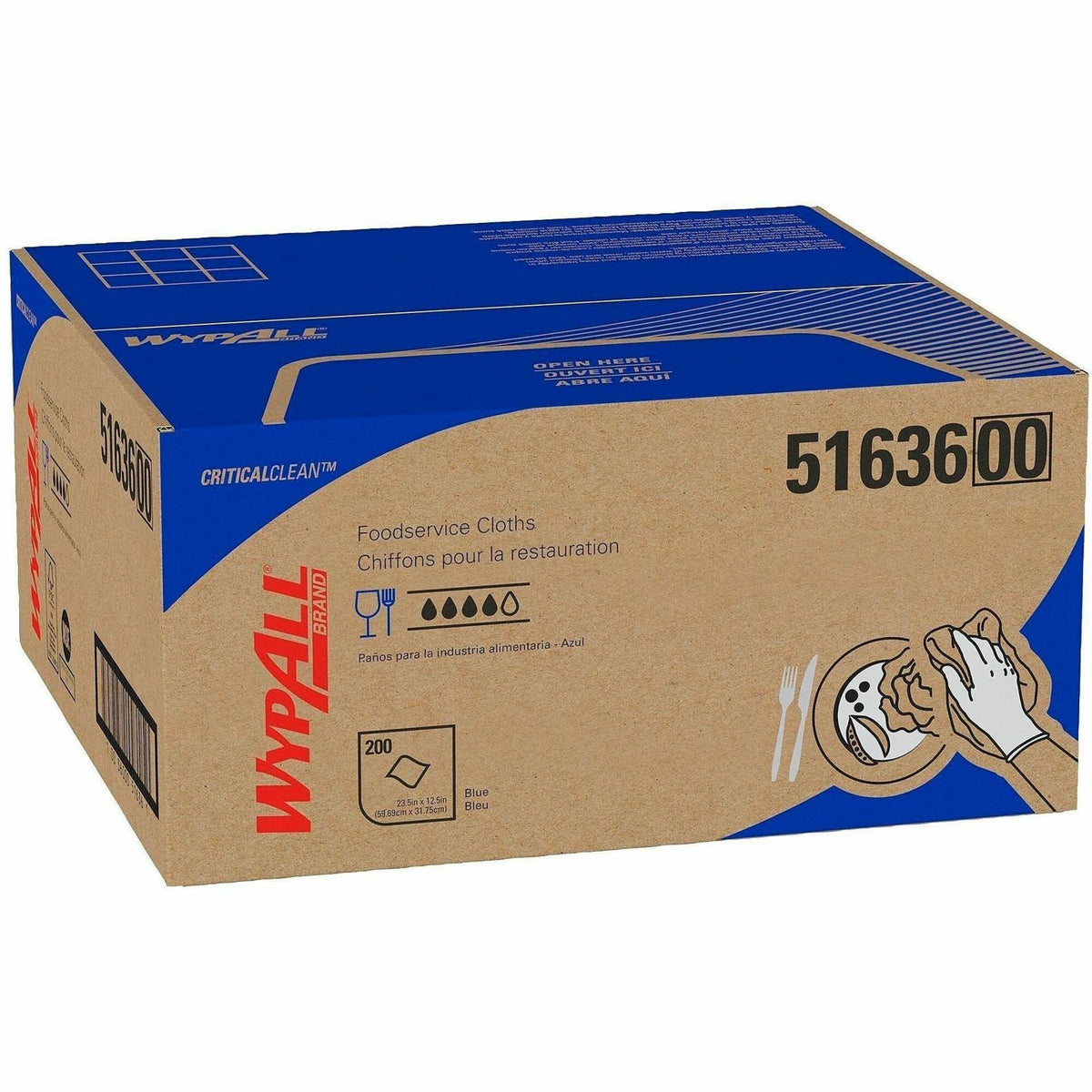 Wypall Critical Clean Foodservice Cloths